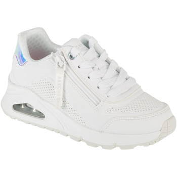 Schuhe Mädchen Sneaker Low Skechers Uno Gen1 - Zip And Stride Weiss