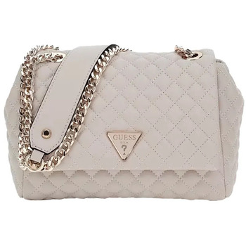 Taschen Damen Umhängetaschen Guess Eco Rianee Grau