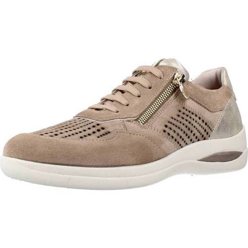Schuhe Damen Sneaker Stonefly AURORA 15 Beige