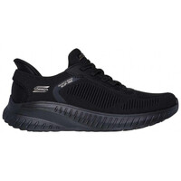 Schuhe Damen Sneaker Skechers 117497  SLIP-INS: BOBS SPORT SQUAD CHA Schwarz