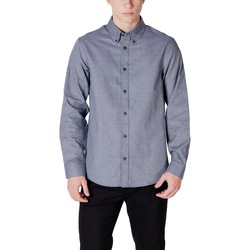 Kleidung Herren Langärmelige Hemden EAX XM000442 AF13080 Blau