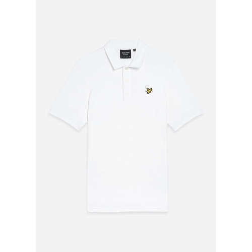 Kleidung Herren T-Shirts & Poloshirts Lyle & Scott Milano polo - white Weiss