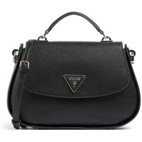 Taschen Damen Handtasche Guess Eco Gloriana Girlfriend Satchel Schwarz