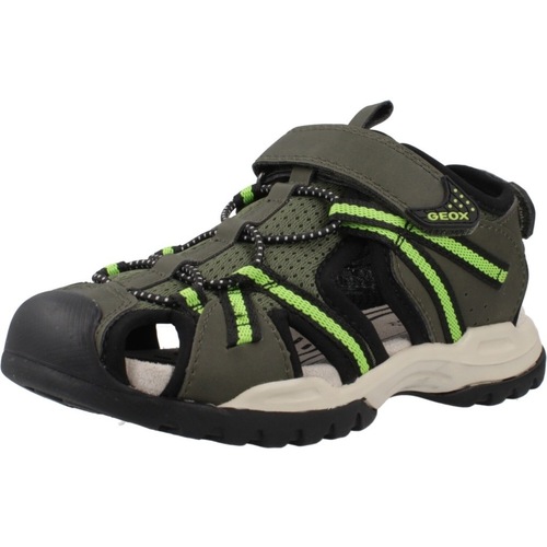 Schuhe Jungen Sandalen / Sandaletten Geox J BOREALIS B. B Grün