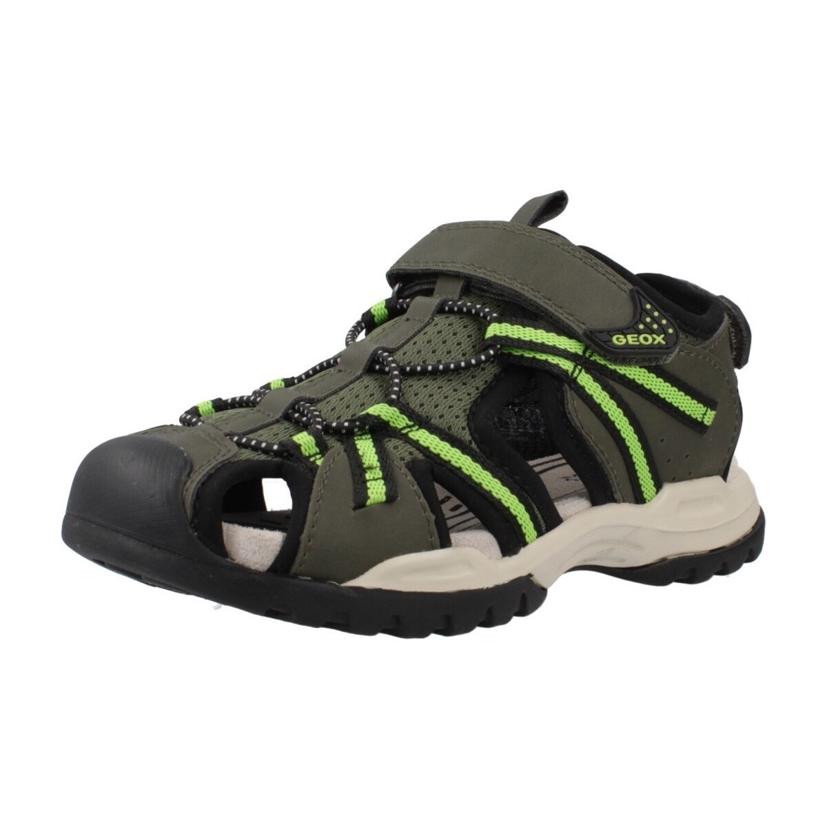 Schuhe Jungen Sandalen / Sandaletten Geox J BOREALIS B. B Grün