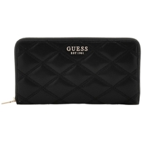 Taschen Damen Portemonnaie Guess TAMSIN SLG SMALL ZIP BLACK Noir Schwarz