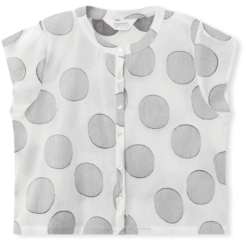 Kleidung Damen Tops / Blusen Compania Fantastica COMPAÑIA FANTÁSTICA Top 45004 - White Weiss