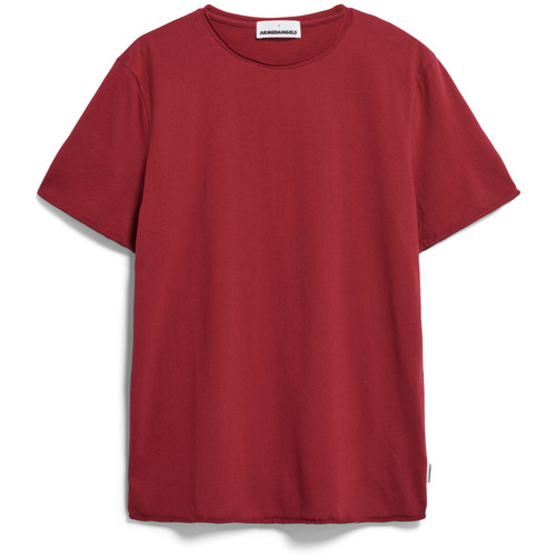 Kleidung Herren T-Shirts Armedangels T-shirt  Aamon Brushed Rot