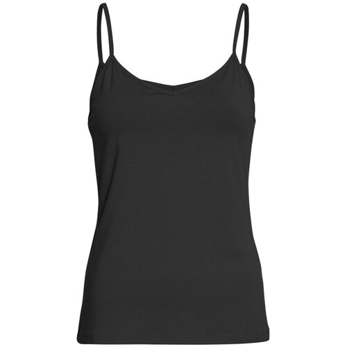 Kleidung Damen Tops Moss Copenhagen Débardeur femme  Betrina Schwarz