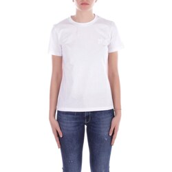 Kleidung Damen T-Shirts Dondup S746JF0271DFZ4 Weiss