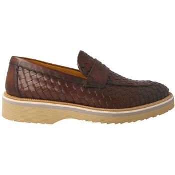 Schuhe Herren Slipper Calce  Braun