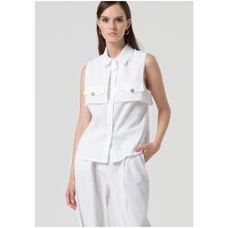 Kleidung Damen Tops Fracomina FS25ST6017W40301 Weiss