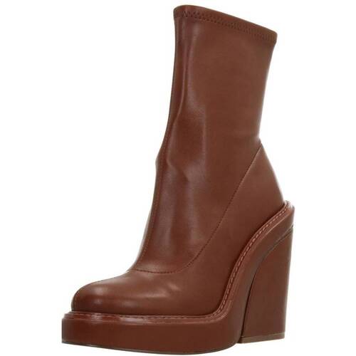 Schuhe Damen Stiefel Steve Madden ALL OUT Braun