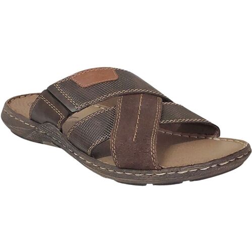 Schuhe Herren Pantoffel Rieker 22053 Braun