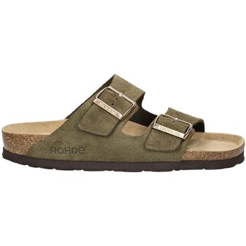 Schuhe Damen Pantoffel Rohde Pantoletten Braun