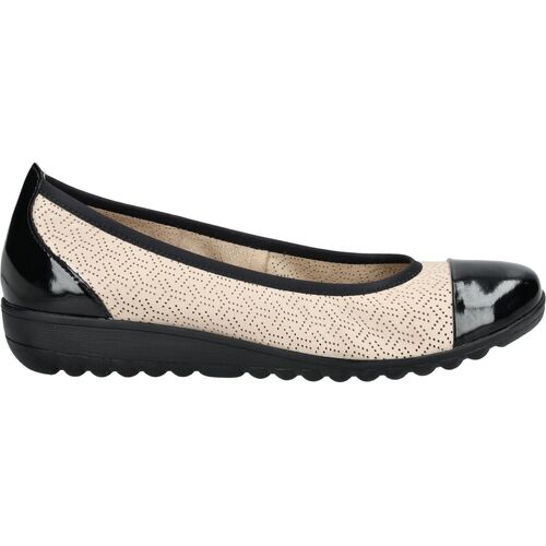 Schuhe Damen Ballerinas Caprice Ballerinas Beige