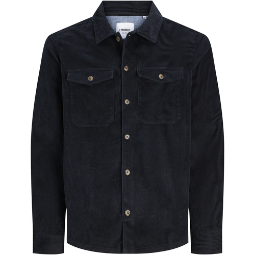 Kleidung Damen Hemden Produkt Corduroy Overshirt Schwarz