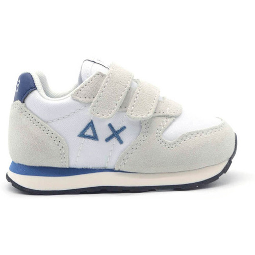 Schuhe Jungen Sneaker Sun68 Boy'S Tom Solid sneaker primo passo Weiss