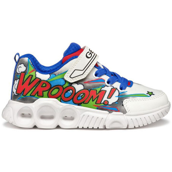 Schuhe Jungen Sneaker Geox J Wroom Boy sneaker con luci Weiss
