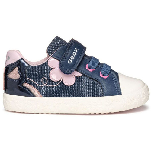 Schuhe Mädchen Sneaker Geox B Gisli Girl sneaker Blau