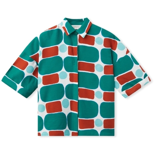 Kleidung Damen Tops / Blusen Compania Fantastica COMPAÑIA FANTÁSTICA Shirt 12010 - Geometric Multicolor