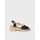 Schuhe Damen Leinen-Pantoletten mit gefloch Toni Pons DIMA Schwarz