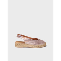 Schuhe Damen Leinen-Pantoletten mit gefloch Toni Pons ERICA-AS Weiss
