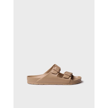 Schuhe Herren Leinen-Pantoletten mit gefloch Toni Pons FIJI Braun
