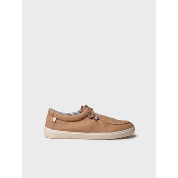 Schuhe Herren Leinen-Pantoletten mit gefloch Toni Pons IAN Braun