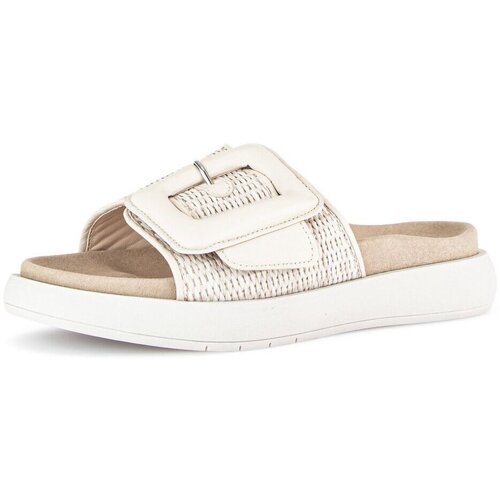 Schuhe Damen Pantoletten / Clogs Gabor Pantoletten 63.754.42 Beige