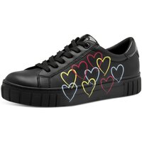 Schuhe Damen Derby-Schuhe & Richelieu Marco Tozzi Schnuerschuhe 23711 098 Schwarz