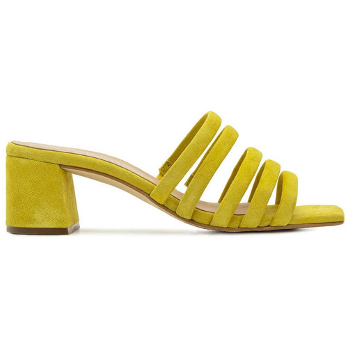 Schuhe Damen Pantoffel Andypola ZOE Gelb