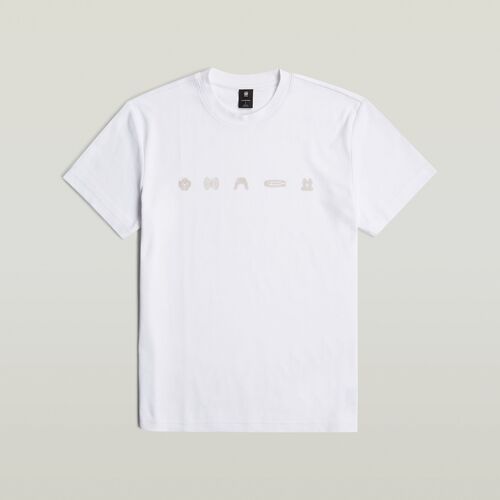 Kleidung Herren T-Shirts G-Star Raw D25974-C812 Weiss