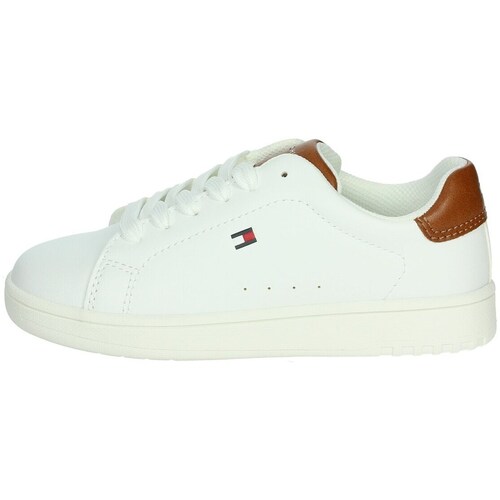 Schuhe Kinder Sneaker High Tommy Hilfiger T3X9-33848-1355 Weiss