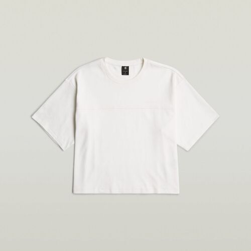 G-Star Raw D26419-C812 G-SCRIPT LOOSE TOP-1284 LY CHALK Weiss