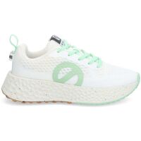 Schuhe Damen Sneaker Low No Name CARTER FLY W - MESH RECYCLED - BLANC/VERT Weiss