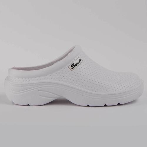 Schuhe Damen Pantoffel Montevita 102813 Weiss