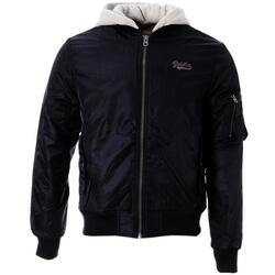 Kleidung Herren Jacken Redskins RDS-BOMBERS Schwarz