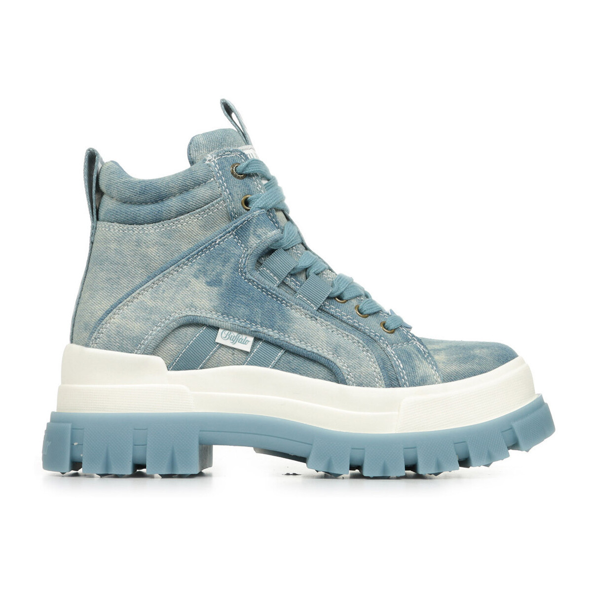 Schuhe Damen Boots Buffalo Aspha Nc Mid Blau
