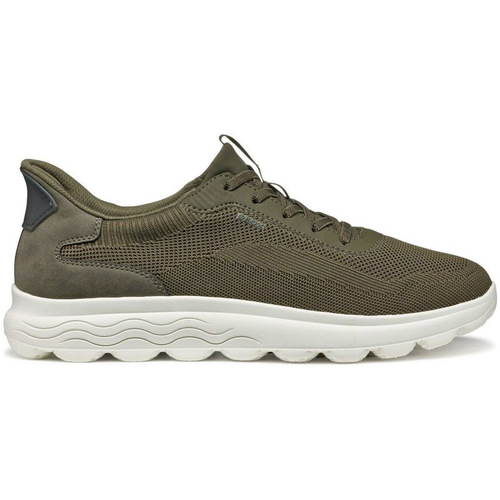 Schuhe Herren Sneaker Geox U Spherica Plus sneaker in tessuto Grün