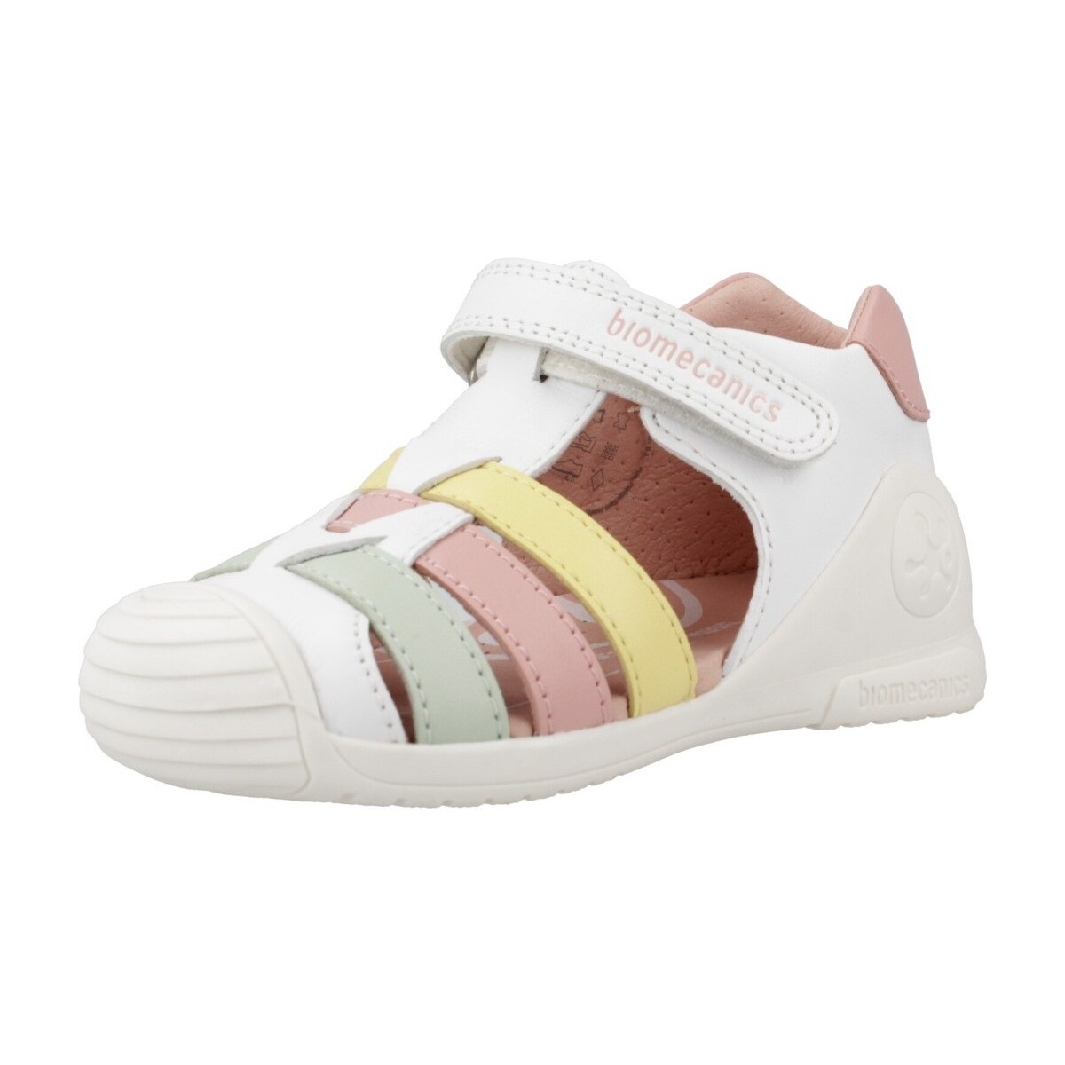 Schuhe Mädchen Sandalen / Sandaletten Biomecanics 252104B Multicolor