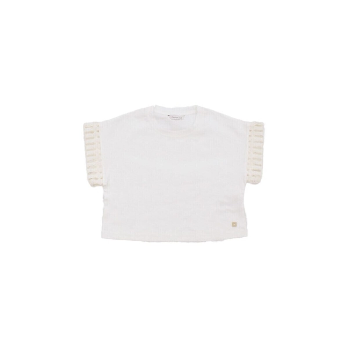 Kleidung Mädchen T-Shirts Manila Grace 236TMJS25 Weiss