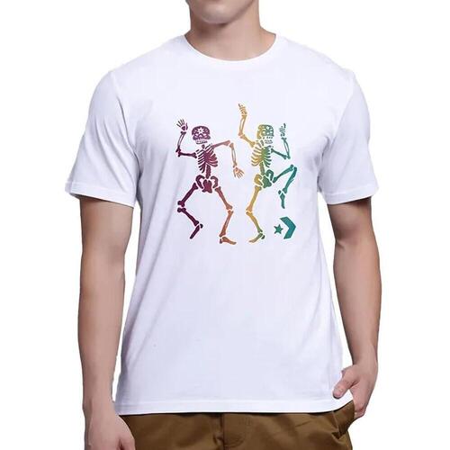 Kleidung Herren T-Shirts & Poloshirts Converse 10026535-A01 Weiss