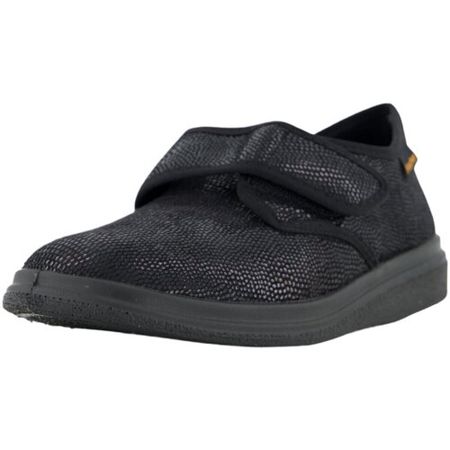 Schuhe Damen Hausschuhe Fischer Klett Hausschuh 13954 222 Schwarz