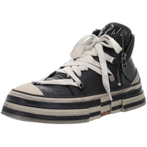 Schuhe Herren Sneaker Rebecca White XY22(M)-5 BLACK Schwarz