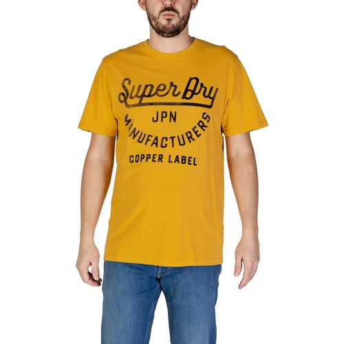 Kleidung Herren Langärmelige Polohemden Superdry M1011905A Gelb