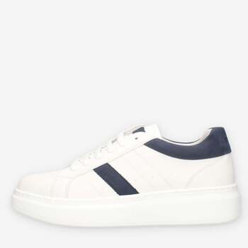 Schuhe Herren Sneaker High Ferre F-111-WHITE/BLEU297 Weiss