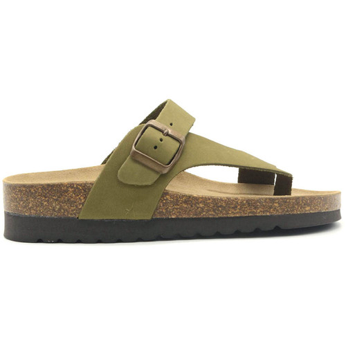 Schuhe Damen Sandalen / Sandaletten Grunland Hola infradito in sughero Grün