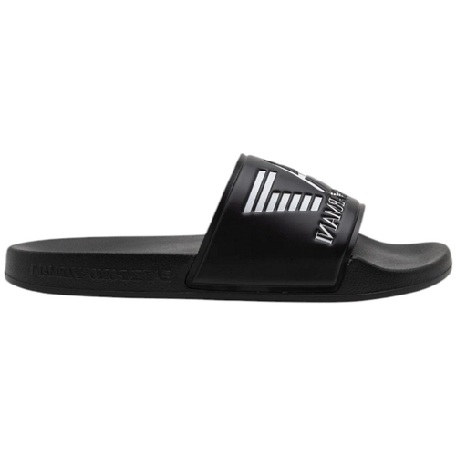 Schuhe Herren Zehensandalen Emporio Armani EA7 7X000108 Schwarz