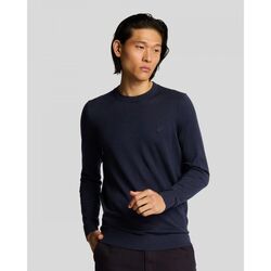 Kleidung Herren Pullover Lyle & Scott KN2235TON SUPERFINE-Z271 DARK NAVY Blau